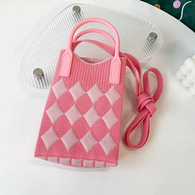 Love Mini Knit Shoulder Crossbody Bag - Bella Enchanté